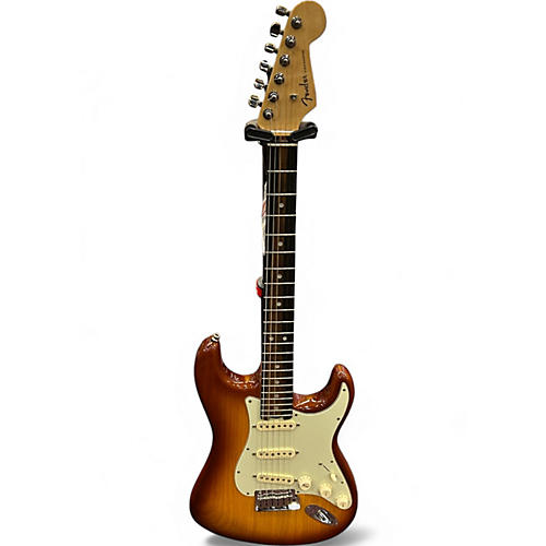 Used 2018 Fender American Elite Stratocaster Tobacco Sunburst Solid Body Electric Guitar Tobacco Sunburst