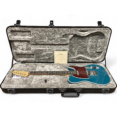 Fender Used 2018 Fender American Elite Telecaster TEAL Solid Body Electric Guitar