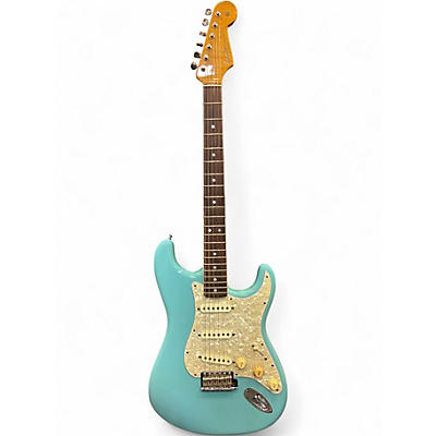 Used 2018 Fender Artist Series Eric Johnson Stratocaster Tropical Turquoise Solid Body Electric Guitar