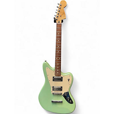 Used 2018 Fender Blacktop Jaguar HH Seafoam Pearl Solid Body Electric Guitar
