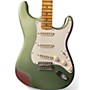Used 2018 Fender CUSTOM SHOP LTD RELIC 1964 SPECIAL SAGE GREEN METALLIC OVER CHAMPAGNE SPARKLE Solid Body Electric Guitar SAGE GREEN METALLIC OVER CHAMPAGNE SPARKLE