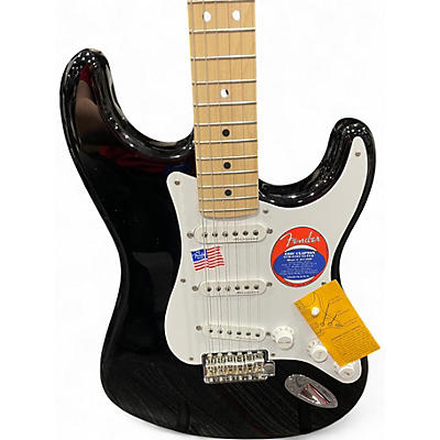Used 2018 Fender ERIC CLAPTON BLACKIE STRAT Black Solid Body Electric Guitar