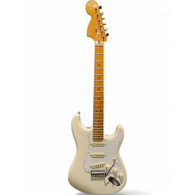 Used 2018 Fender Jimi Hendrix Stratocaster Olympic White Solid Body Electric Guitar