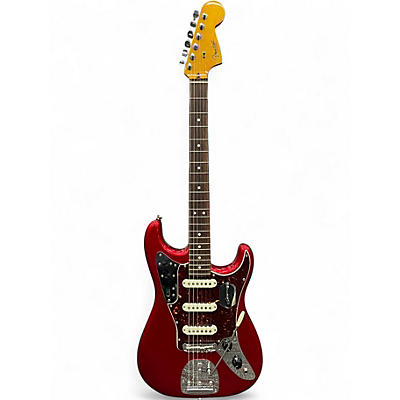 Used 2018 Fender Limited Edition Jaguar Stratocaster Candy Apple Red Solid Body Electric Guitar