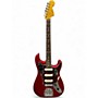 Used 2018 Fender Limited Edition Jaguar Stratocaster Candy Apple Red Solid Body Electric Guitar Candy Apple Red