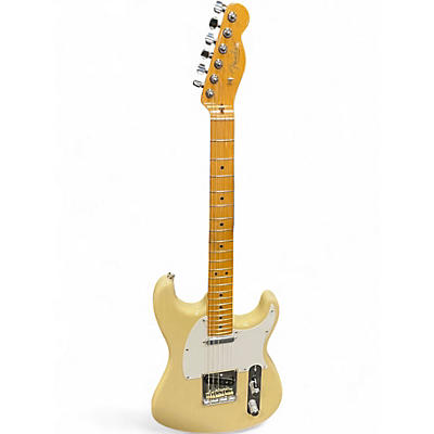 Used 2018 Fender Limited Edition Parallel Universe Series Whiteguard Strat Vintage Blonde Solid Body Electric Guitar