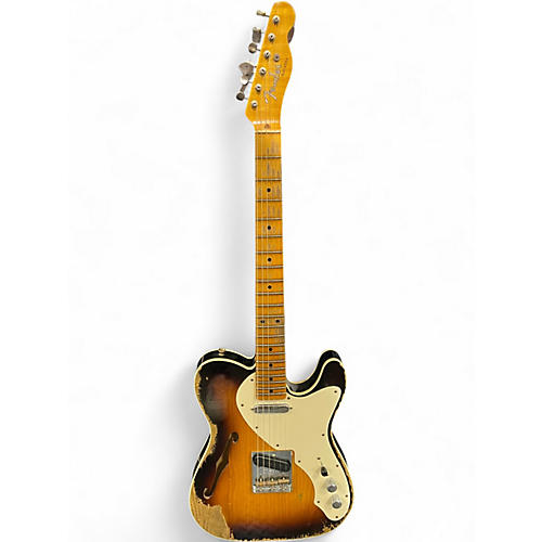 Used 2018 Fender Ltd NAMM 50's Custom Thinline Sunburst Hollow Body Electric Guitar Sunburst