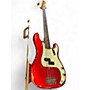 Used 2018 Fender P-Bass Relic 1963 Candy Apple Red Electric Bass Guitar Candy Apple Red