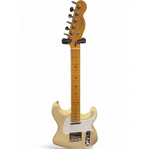 Used 2018 Fender Parralel Universe Whiteguard Stratocaster Vintage Blonde Solid Body Electric Guitar Vintage Blonde