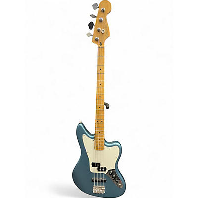 Used 2018 Fender Player Jaguar Bass Blue Electric Bass Guitar