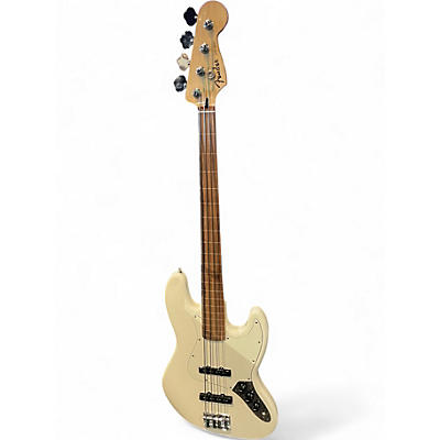 Used 2018 Fender Player Jazz Bass Polar White Electric Bass Guitar