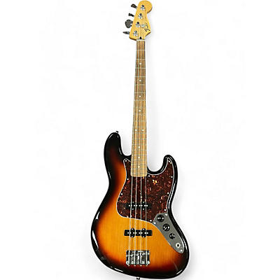 Used 2018 Fender Player Jazz Bass Sunburst Electric Bass Guitar