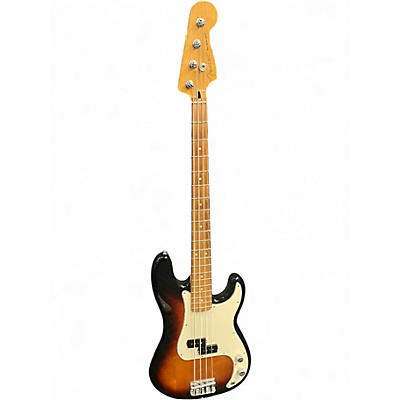 Used 2018 Fender Player Precision Bass 3 Color Sunburst Electric Bass Guitar