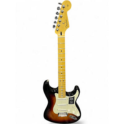Used 2018 Fender Player Stratocaster DELUXE 3 Color Sunburst Solid Body Electric Guitar