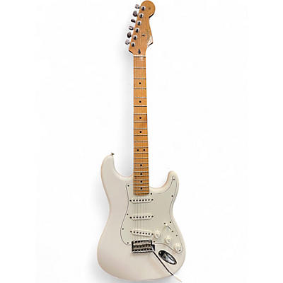 Used 2018 Fender Player Stratocaster Olympic White Solid Body Electric Guitar