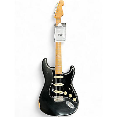 Used 2018 Fender Road Worn 1950S Stratocaster Black Solid Body Electric Guitar