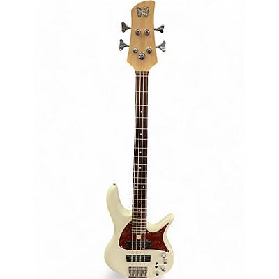 Used 2018 Fodera MONARCH STANDARD CLASSIC4 WHITE Electric Bass Guitar