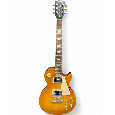 Used 2018 Gibson 1960S Tribute Les Paul Studio 2018 Honey Burst Solid Body Electric Guitar