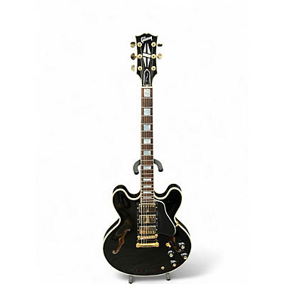 Used 2018 Gibson Custom Shop ES-335 Black Beauty Black Hollow Body Electric Guitar