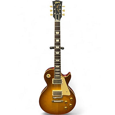 Used 2018 Gibson Custom Shop Historic Vos 1959 Les Paul Standard Reissue Royal Iced Tea Solid Body Electric Guitar