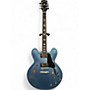 Used 2018 Gibson ES-335 Metallic Blue Hollow Body Electric Guitar Metallic Blue