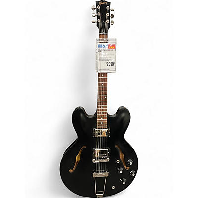 Used 2018 Gibson ES330 SATIN Ebony Hollow Body Electric Guitar