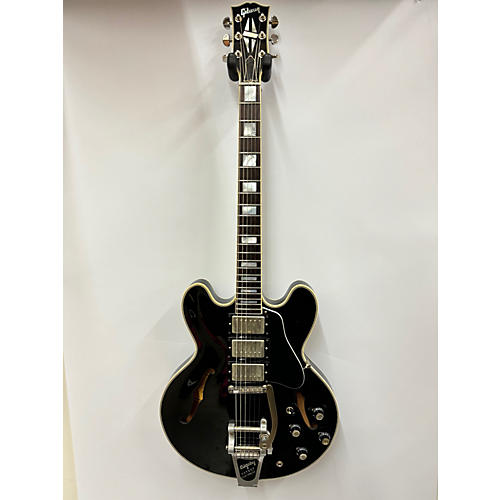 Gibson Used 2018 Gibson ES355 Black Beauty Bigsby Ebony Hollow Body Electric Guitar Ebony