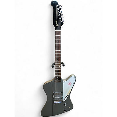 Used 2018 Gibson FIREBIRD 1 Silver Solid Body Electric Guitar