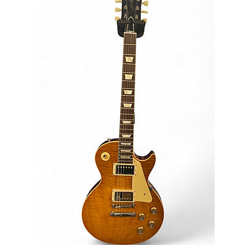 Gibson Used 2018 Gibson G0 1960 Les Paul Standard Reissue Gloss Lemonburst Solid Body Electric Guitar Lemonburst