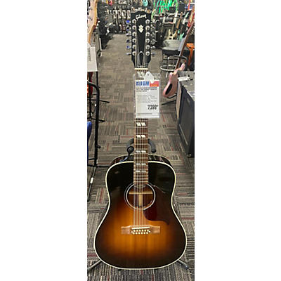 Gibson Used 2018 Gibson Hummingbird Pro 2 Tone Sunburst Acoustic Electric Guitar