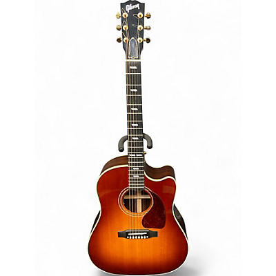 Used 2018 Gibson J45 ROSEWOOD AG EC Sunburst Acoustic Electric Guitar