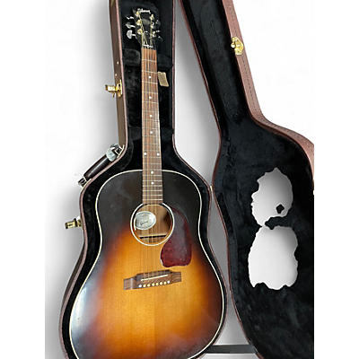 Used 2018 Gibson J45 Standard 2 Color Sunburst Acoustic Electric Guitar