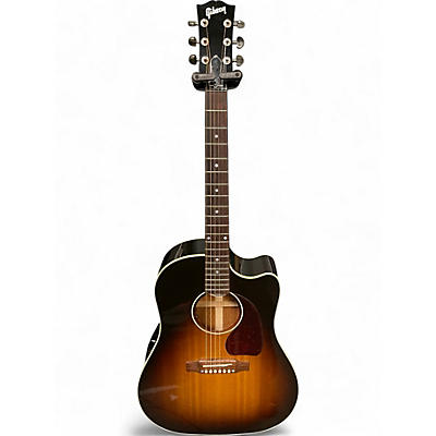 Used 2018 Gibson J45 Standard EC Sunburst Acoustic Electric Guitar