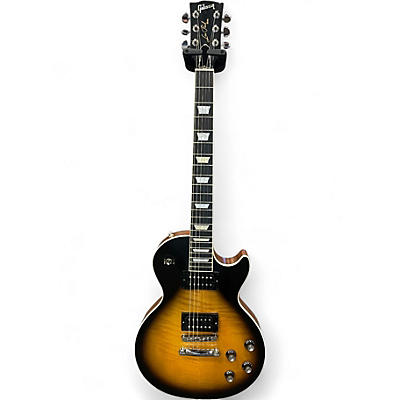 Used 2018 Gibson LES PAUL SIGNATURE PLAYER PLUS Vintage Sunburst Solid Body Electric Guitar