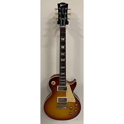 Gibson Used 2018 Gibson LPR8 1958 Les Paul Reissue Cherry Sunburst Solid Body Electric Guitar Cherry Sunburst