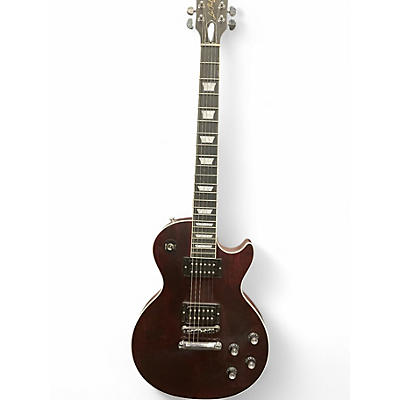 Used 2018 Gibson Les Paul Signature Player Plus Cherry Solid Body Electric Guitar