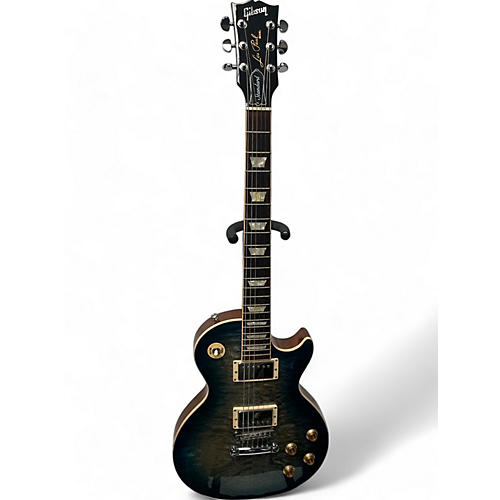 Gibson Used 2018 Gibson Les Paul Standard Premium Plus Ocean Water Perimeter Solid Body Electric Guitar Ocean Water Perimeter