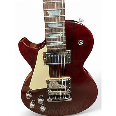 Used 2018 Gibson Les Paul Studio HP Left-Handed Wine Red Solid Body Electric Guitar
