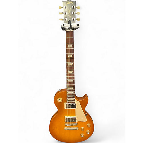 Used 2018 Gibson Les Paul Tribute Honey Burst Solid Body Electric Guitar Honey Burst