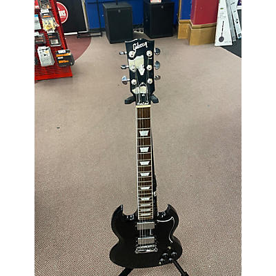 Used 2018 Gibson SG Standard Black Solid Body Electric Guitar