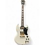 Used 2018 Gibson SG Standard Gold Series Alpine White Solid Body Electric Guitar Alpine White