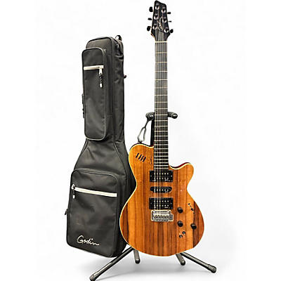 Used 2018 Godin XTSA Gloss Natural Koa Solid Body Electric Guitar