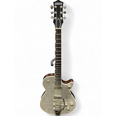 Used 2018 Gretsch Guitars G6192T-PE Player's Edition Silver Sparkle Hollow Body Electric Guitar