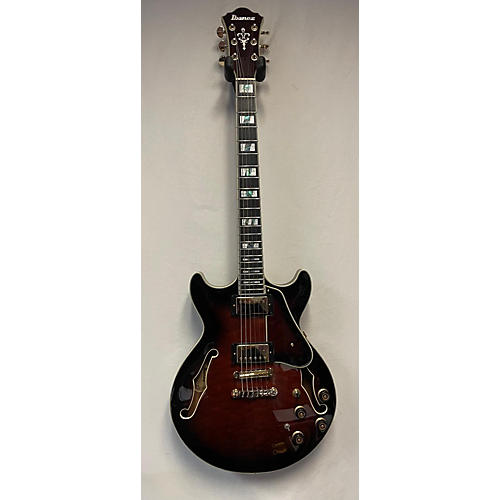 Ibanez Used 2018 Ibanez AM153QA Artstar Standard Dark Brown Hollow Body Electric Guitar Dark Brown