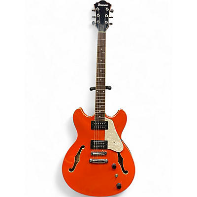 Used 2018 Ibanez AS63 Orange Hollow Body Electric Guitar