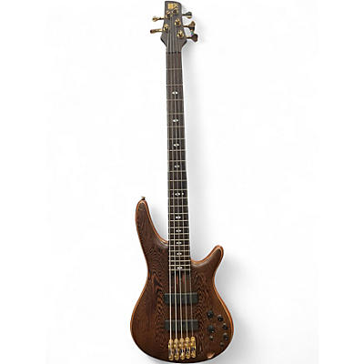 Used 2018 Ibanez PRESTIGE SR5005-OL WENGE Electric Bass Guitar