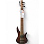 Used 2018 Ibanez SR876 Brown Topaz Burst Electric Bass Guitar Brown Topaz Burst