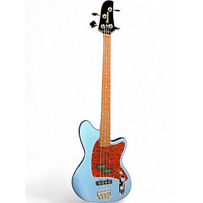 Used 2018 Ibanez TMB 100 Blue Electric Bass Guitar