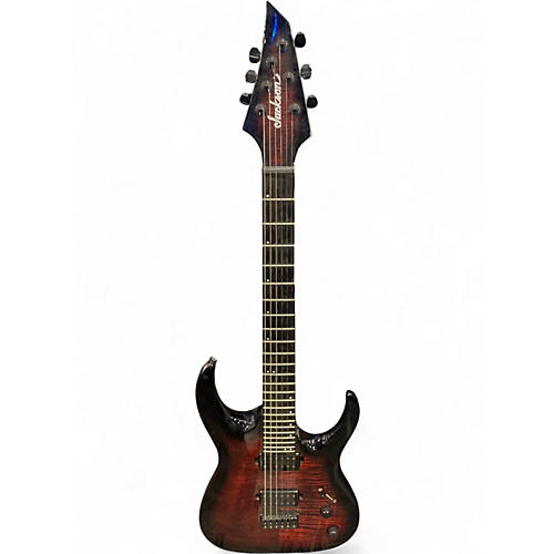 Used 2018 Jackson Pro Series Misha Mansoor Signature Juggernaut HT6 RED BURST Solid Body Electric Guitar RED BURST