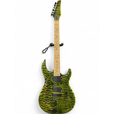 Used 2018 Kiesel DC127 DEEP MOSS GREEN Solid Body Electric Guitar